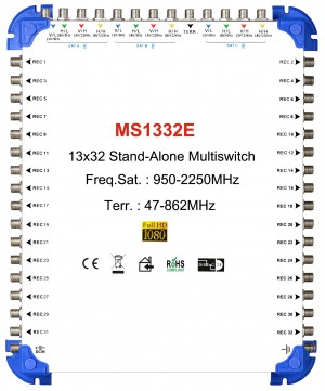 13x32 satellite multi-switch, Stand-Alone multiswitch