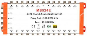 5x24 satellite multi-switch, Stand-Alone multiswitch