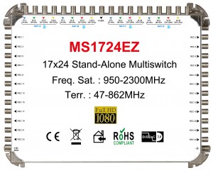 17x24 satellite multi-switch,  Stand-Alone multiswitch