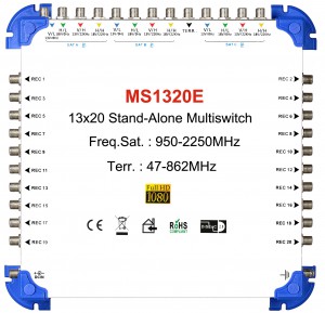 13x20 satellite multi-switch, Stand-Alone multiswitch