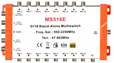 5x16 satellite multi-switch, Stand-Alone multiswitch