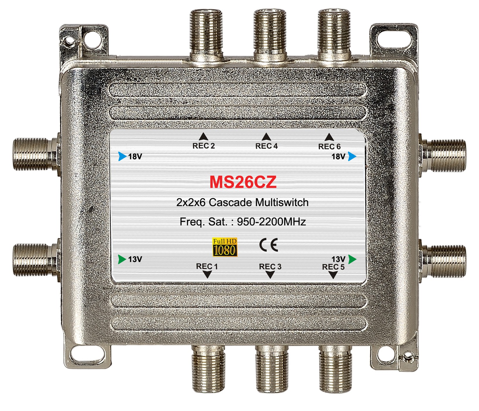 2x6 satellite multi-switch, Cascade multiswitch