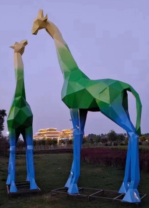 Glass Fibre Reinforced Plastics (GFRP) Products formative art cartoon giraffe