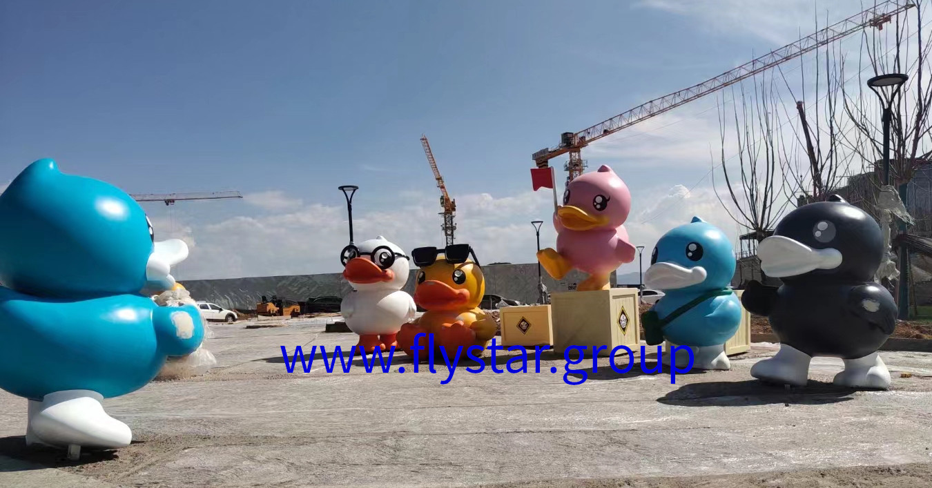 Glass Fibre Reinforced Plastics (GFRP) Products formative art cartoon duck