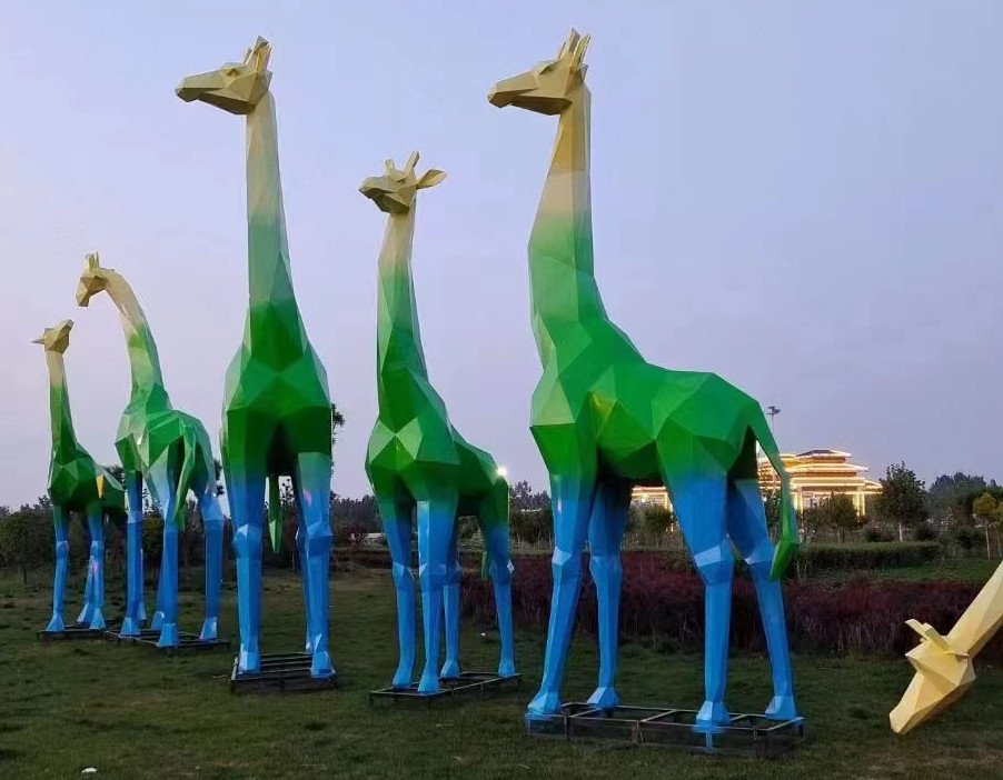 Glass Fibre Reinforced Plastics (GFRP) Products formative art cartoon giraffe