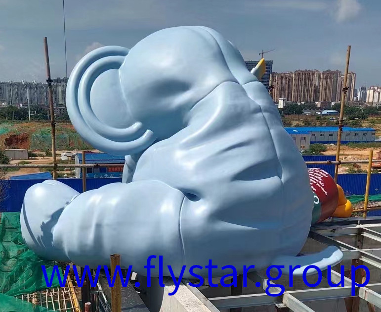 Glass Fibre Reinforced Plastics (GFRP) Products formative art elephant