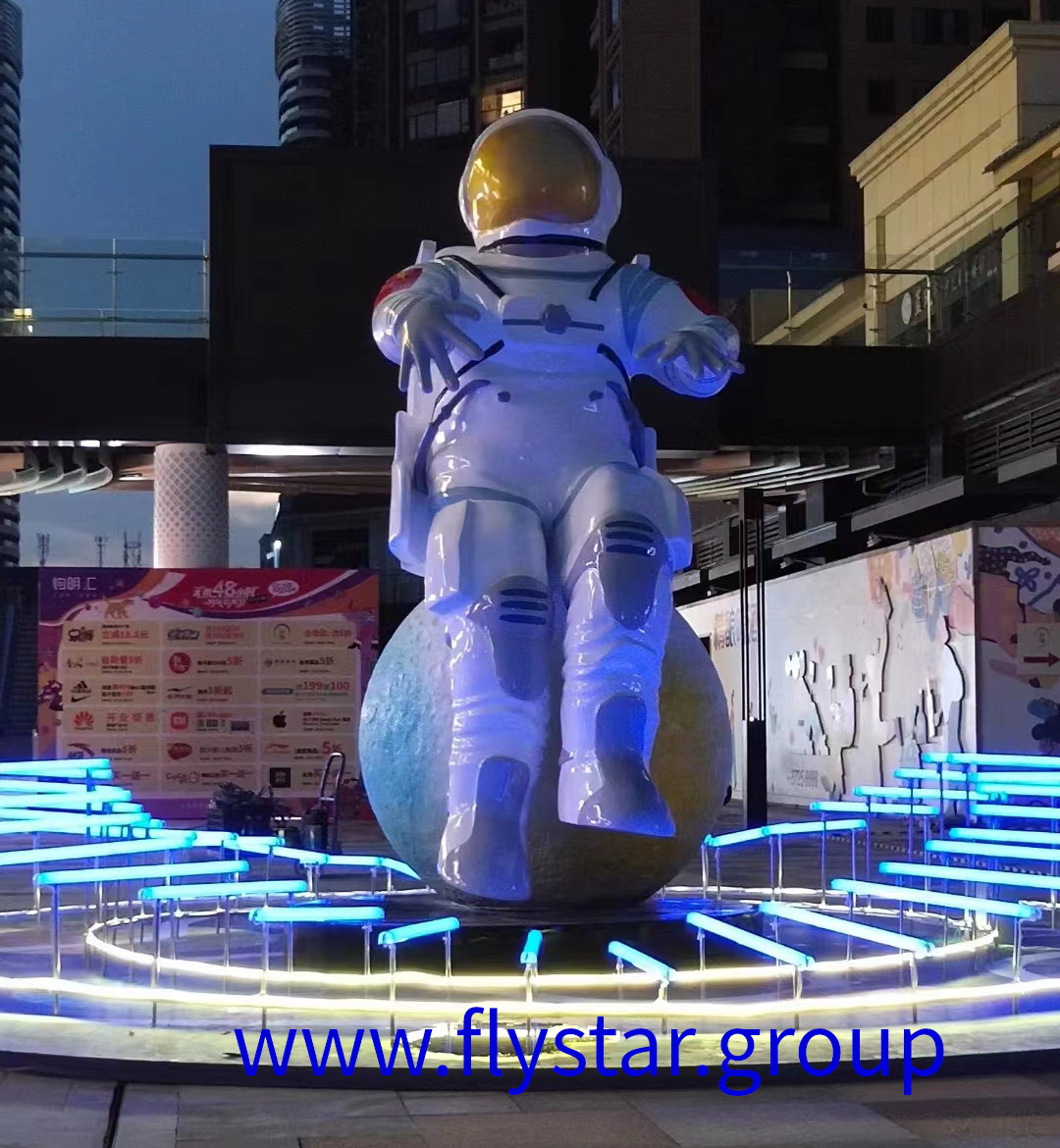 Glass Fibre Reinforced Plastics (GFRP) Products formative art figure astronaut