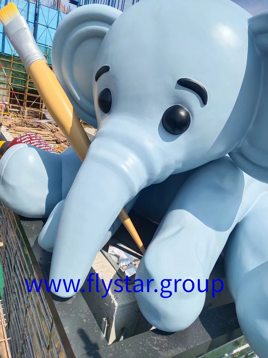 Glass Fibre Reinforced Plastics (GFRP) Products formative art elephant