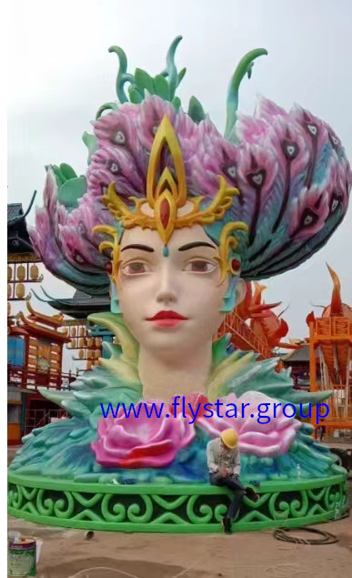 Glass Fibre Reinforced Plastics (GFRP) Products formative art figure human face image