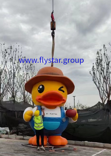 Glass Fibre Reinforced Plastics (GFRP) Products formative art cartoon duck