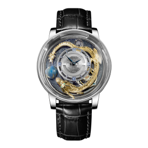 The Art of Time Golden Dragon Series Tourbillon Time Running Watch 6532/6539