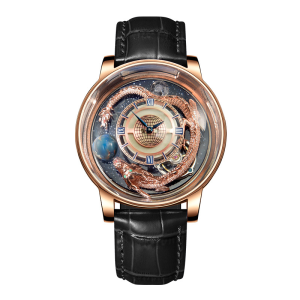 The Art of Time Golden Dragon Series Tourbillon Time Running Watch 6532/6539